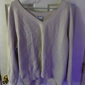 Old Navy White Sweater